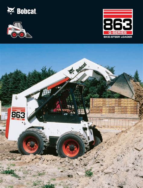 bobcat 863h skid steer|bobcat 863 specs sheet.